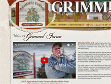 Tablet Screenshot of grimmelfarms.com
